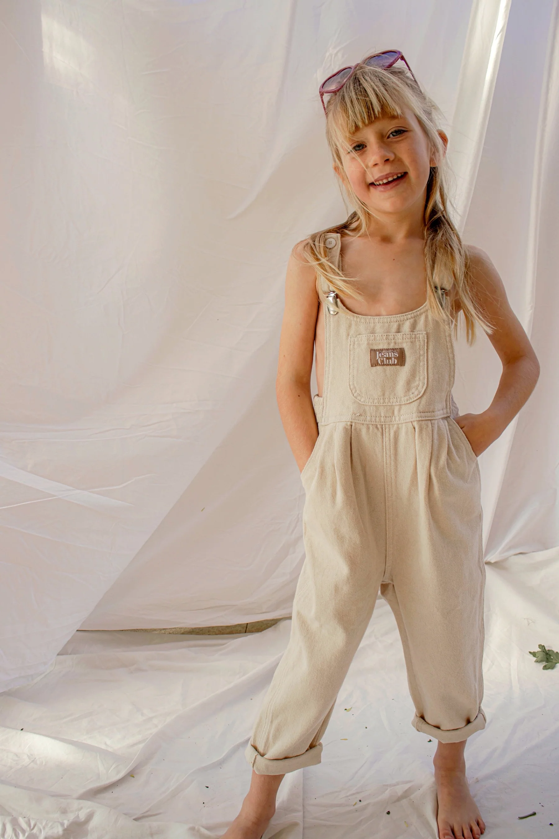 Bowie Bubble Overall - Natural Organic – LulluLalla